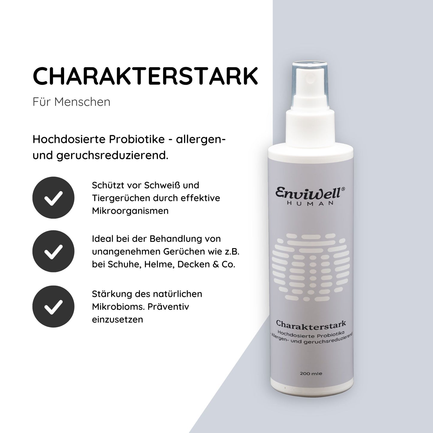 Vorteile von Charakterstark: Tier Geruchsentferner