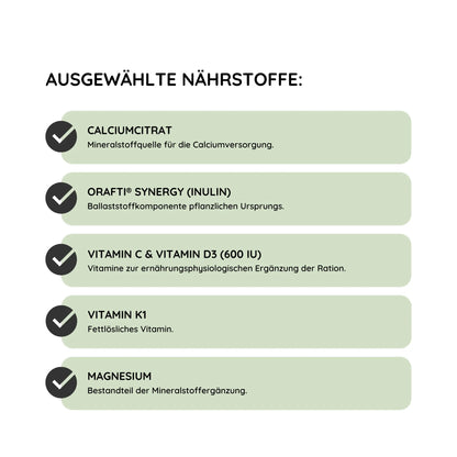 Ausgewählte Nährstoffe in ArthroTotal Horse